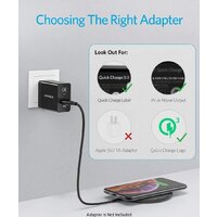 Беспроводное зарядное Anker 313 Wireless Charger Pad A2503 (черный) - Превью изображения №2 — Интернет-магазин Time-Shop
