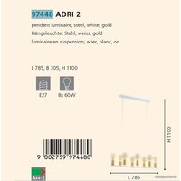 Подвесная люстра Eglo Adri 2 97448 - Превью изображения №2 — Интернет-магазин Time-Shop