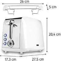 Тостер Yoer Crystal T02W - Превью изображения №10 — Интернет-магазин Time-Shop
