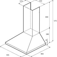 Кухонная вытяжка Krona Janna T 600 Inox PB КА-00008446 - Превью изображения №13 — Интернет-магазин Time-Shop