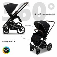 Универсальная коляска Sweet Baby Ricci 2 в 1 (черный) - Превью изображения №25 — Интернет-магазин Time-Shop