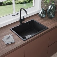 Кухонная мойка Polygran Blade 500 (черный) - Превью изображения №2 — Интернет-магазин Time-Shop