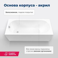 Ванна Aquanet Lotos 175x80 - Превью изображения №12 — Интернет-магазин Time-Shop
