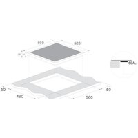 Варочная панель Zerowatt ZI6C42/E1 - Превью изображения №7 — Интернет-магазин Time-Shop