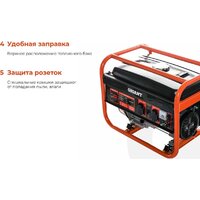 Бензиновый генератор Gigant GGL-3300 - Превью изображения №4 — Интернет-магазин Time-Shop