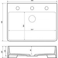 Умывальник Lauter Silenta 21S555GB (Gold Black) - Превью изображения №14 — Интернет-магазин Time-Shop