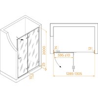 Душевая дверь RGW SV-004B 353200413-24 - Превью изображения №4 — Интернет-магазин Time-Shop