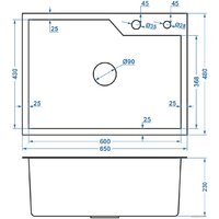 Кухонная мойка Avina HM6548 S (нержавеющая сталь) - Превью изображения №14 — Интернет-магазин Time-Shop