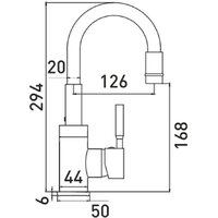 Смеситель Gross Aqua ColorFlex 3241508MW - Превью изображения №2 — Интернет-магазин Time-Shop