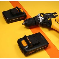 Дрель-шуруповерт Deko DKCD20FU-Li SET 3 063-4172 (с 2-мя АКБ, кейс, набор оснастки) - Превью изображения №7 — Интернет-магазин Time-Shop