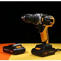 Дрель-шуруповерт Deko DKCD20FU-Li SET 3 063-4172 (с 2-мя АКБ, кейс, набор оснастки) - Превью изображения №4 — Интернет-магазин Time-Shop