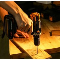 Дрель-шуруповерт Deko DKCD20FU-Li SET 3 063-4172 (с 2-мя АКБ, кейс, набор оснастки) - Превью изображения №6 — Интернет-магазин Time-Shop