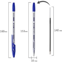 Набор шариковых ручек BRAUBERG Ultra 143570 (10 шт.) - Превью изображения №8 — Интернет-магазин Time-Shop