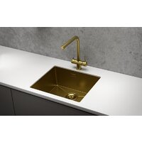 Кухонная мойка Granula GR-5445U (золото сатин) - Превью изображения №2 — Интернет-магазин Time-Shop