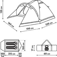 Треккинговая палатка RSP Outdoors River 2 - Превью изображения №28 — Интернет-магазин Time-Shop