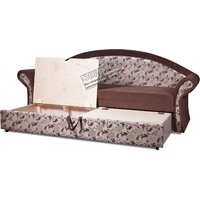 Диван Анмикс Риччи (светло-бежевый, велюр/принт инкас) - Превью изображения №6 — Интернет-магазин Time-Shop