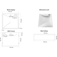 Умывальник Marko Твист 60 - Превью изображения №4 — Интернет-магазин Time-Shop