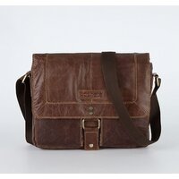 Сумка через плечо Poshete 253-1311-1-DBW (коричневый) - Превью изображения №10 — Интернет-магазин Time-Shop