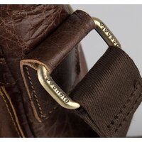 Сумка через плечо Poshete 253-1311-1-DBW (коричневый) - Превью изображения №16 — Интернет-магазин Time-Shop