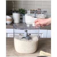 Набор емкостей Qualy Lucky Mouse QL10348-CL-GY - Превью изображения №2 — Интернет-магазин Time-Shop