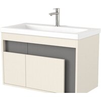  Дабер Тумба под умывальник 016 Тобага/Эридан 80 Т16.8Т.0.19 (бежевый/серый) - Превью изображения №1 — Интернет-магазин Time-Shop