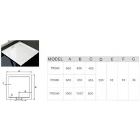 Душевой поддон WeltWasser TRS 100 100x100 - Превью изображения №4 — Интернет-магазин Time-Shop