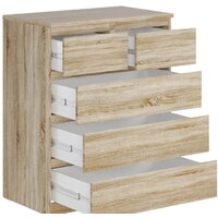 Комод Mio Tesoro Мальта 5 ящиков 80x99 2.05.02.080.3 (дуб сонома) - Превью изображения №3 — Интернет-магазин Time-Shop