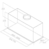Кухонная вытяжка Elica Fold BL MAT/A/72 PRF0181961 - Превью изображения №4 — Интернет-магазин Time-Shop