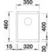 Кухонная мойка Blanco Subline 320-U 527160 (мягкий белый) - Превью изображения №2 — Интернет-магазин Time-Shop