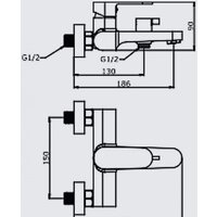 Смеситель Vieir V283531-C - Превью изображения №2 — Интернет-магазин Time-Shop