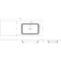 Умывальник Madera Kamilla 130 R - Превью изображения №6 — Интернет-магазин Time-Shop