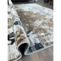 Ковер для жилой комнаты Radjab Carpet Бьянка Прямоугольник D009A 8563RK-B (1x2, Cream Shirink/Blue Fdy) - Превью изображения №3 — Интернет-магазин Time-Shop