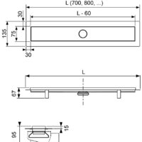 Трап/канал Tece Linus 15103070 - Превью изображения №3 — Интернет-магазин Time-Shop