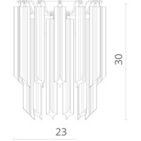 Бра Divinare Frizzante 1681/01 AP-1 - Превью изображения №4 — Интернет-магазин Time-Shop