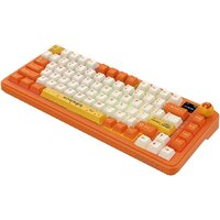 Клавиатура Ajazz AK820 Max Plus (оранжевый/белый, Ajazz Avocado) - Превью изображения №4 — Интернет-магазин Time-Shop