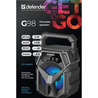Беспроводная колонка Defender G98 - Превью изображения №9 — Интернет-магазин Time-Shop