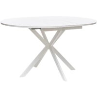 Кухонный стол Мебель Импэкс Leset Капри (белый/стекло белое) - Превью изображения №3 — Интернет-магазин Time-Shop