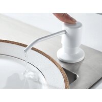 Кухонная мойка БелЭворс Mila R + смеситель W74004-3 + дозатор L405H (белый) - Превью изображения №7 — Интернет-магазин Time-Shop