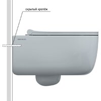 Унитаз подвесной Berges Wasserhaus Ego XL 082038 - Превью изображения №6 — Интернет-магазин Time-Shop