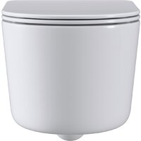 Унитаз подвесной Roxen Simple Compact 530120-01 Rimless Soft Close - Превью изображения №7 — Интернет-магазин Time-Shop