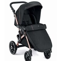 Универсальная коляска CAM Tris Smart (3 в 1, черный/розовый) - Превью изображения №2 — Интернет-магазин Time-Shop