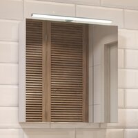  Vigo Шкаф с зеркалом навесной Plaza 700 со светильником - Превью изображения №3 — Интернет-магазин Time-Shop