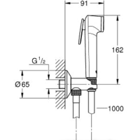 Гигиенический душ Grohe Tempesta-F Trigger Spray 30 26358000 - Превью изображения №2 — Интернет-магазин Time-Shop