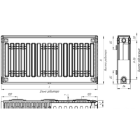 Стальной панельный радиатор Лидея ЛК 21-512 тип 21 500x1200 - Превью изображения №6 — Интернет-магазин Time-Shop