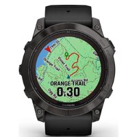 Умные часы Garmin Fenix 7X Pro Sapphire Solar (карбоново-серый титан/черный) - Превью изображения №7 — Интернет-магазин Time-Shop