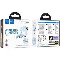 Наушники Hoco EQ12 (голубой) - Превью изображения №2 — Интернет-магазин Time-Shop