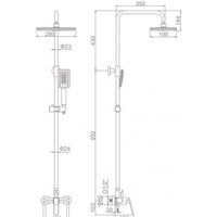 Душевая система  Ledeme L2474B - Превью изображения №11 — Интернет-магазин Time-Shop