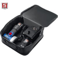 Угловая шлифмашина Зубр Профессионал AB-76-22 (с 2-мя АКБ, сумка) - Превью изображения №13 — Интернет-магазин Time-Shop