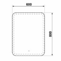  Континент Шкаф с зеркалом Elliott Led 60х80 R - Превью изображения №23 — Интернет-магазин Time-Shop