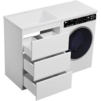  Brevita Тумба под умывальник Grafit 60 GRA-01060-023Я (левый, белый) - Превью изображения №5 — Интернет-магазин Time-Shop